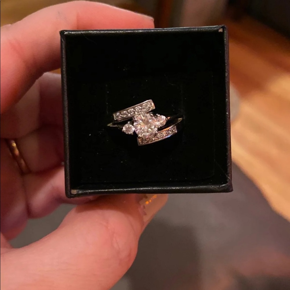 Size 8 stainless steel ring